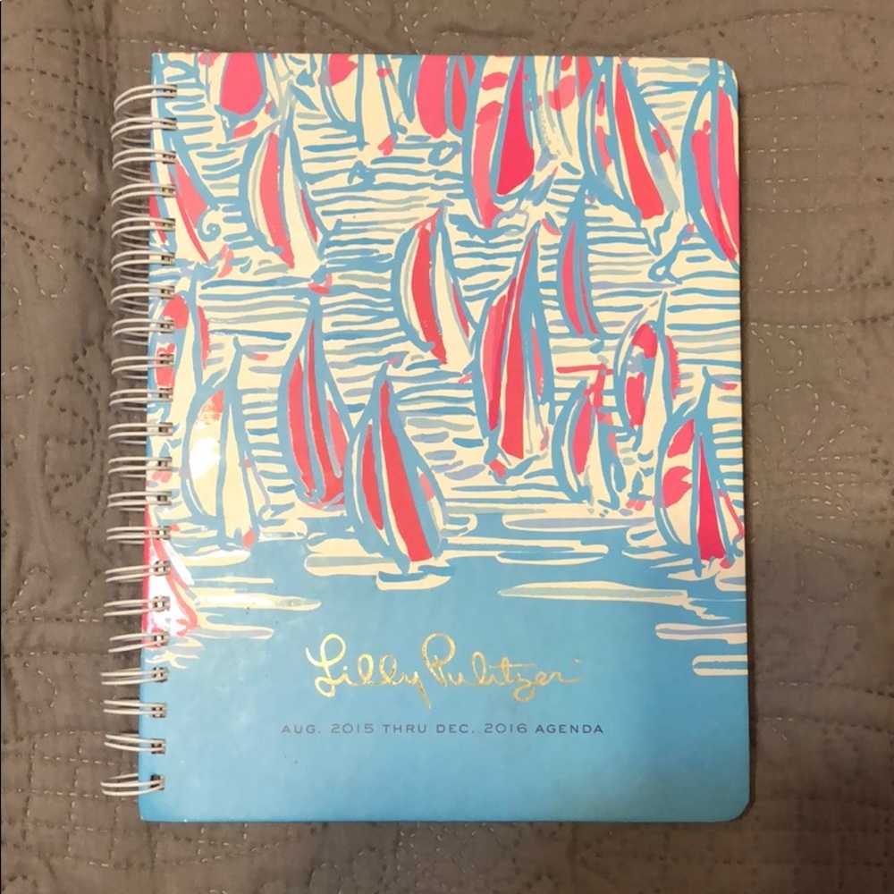 Lilly Pulitzer 2015-2016 extra large agenda
